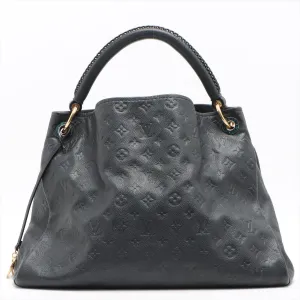 Artsy MM Monogram Empreinte Leather Black