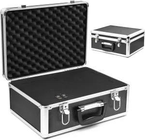Astromania 2 Inch Telescope Carry Case, Customizable Pre-Diced Foam, Aluminum Alloy Sturdy Build for 2 Inch Eyepiece, Filter, Barlow Lens, Diagonal, T Adapter and Other Telescope Accessories