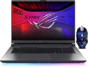 ASUS ROG Strix G18 (2025) Gaming Laptop, 18" 2.5K 240Hz 16:10 Display Laptop, NVIDIA GeForce RTX 5080, Intel Core Ultra 9 275HX, 32GB DDR5 RAM, 2TB M.2 PCIe SSD, WiFi 7, Win11 Pro - Eclipse Gray
