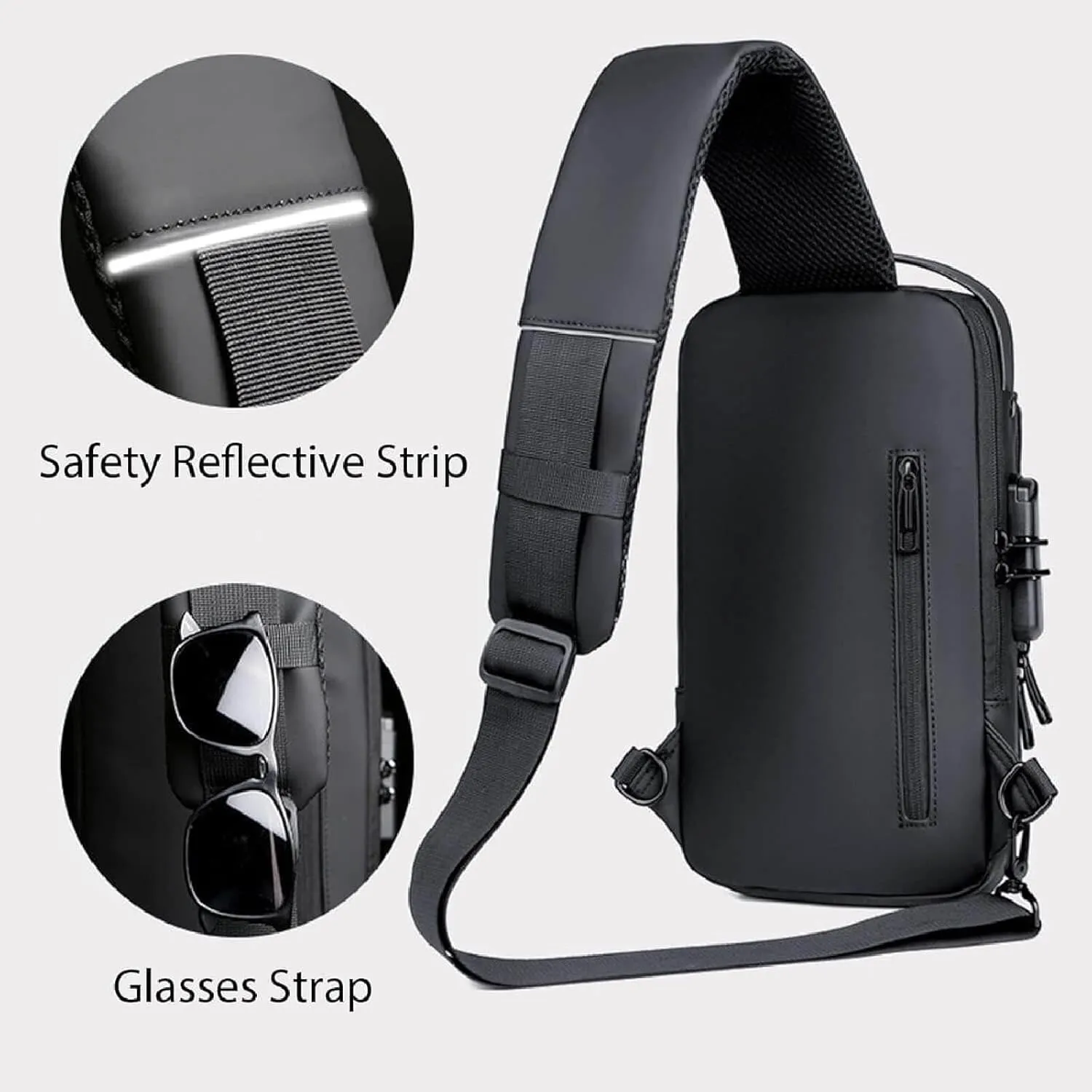 Auricz Bag, Auricz Sling Bag, New Carbon Fiber Anti-Theft Sling Bag
