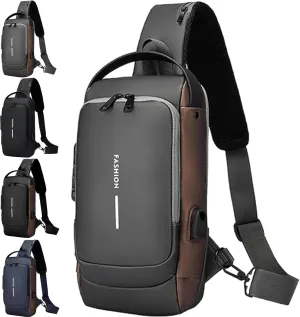 Auricz Bag, Auricz Sling Bag, New Carbon Fiber Anti-Theft Sling Bag