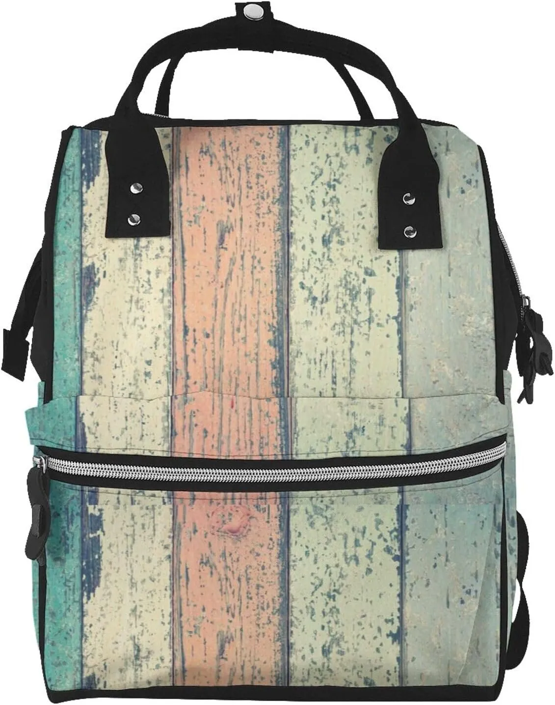 Baby Diaper Backpack,Multi-Function Travel Backpack Nappy Bags,Nursing Bag, Fashion Mummy,Roomy Waterproof For Baby Care(Hardwood)