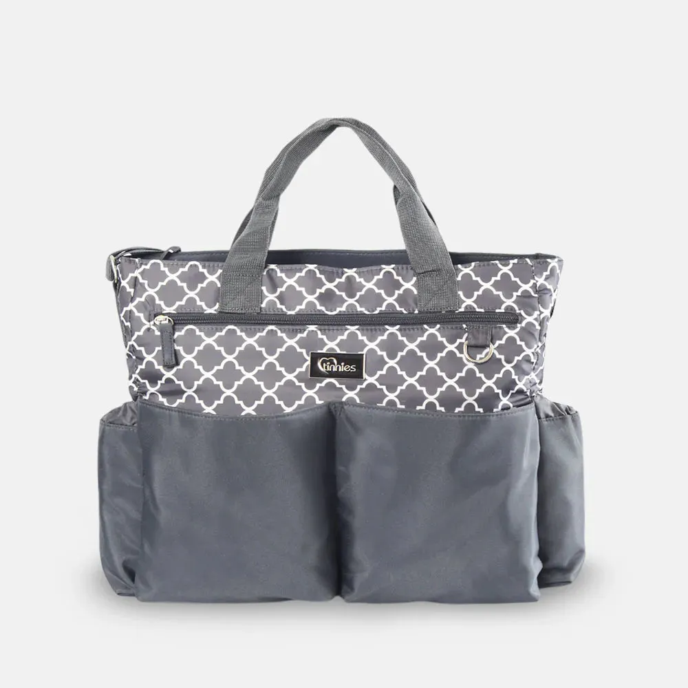 Baby Diaper Bag Grey