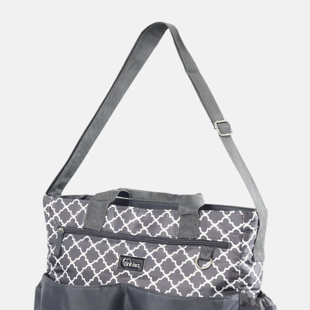 Baby Diaper Bag Grey