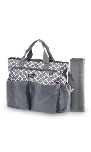 Baby Diaper Bag - Grey