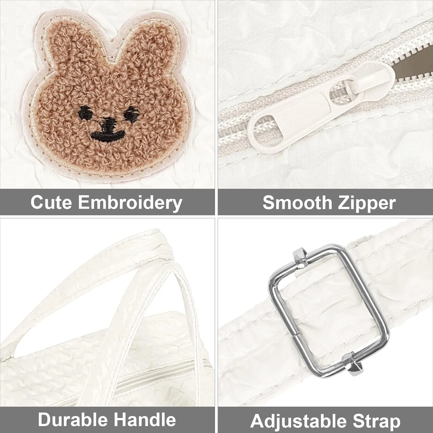 Baby Diaper Bag,Small Diaper Bag Tote Crossbody Diaper Bag Cute Quilted Diaper Bag Baby Travel Shoulder Bag with Strap