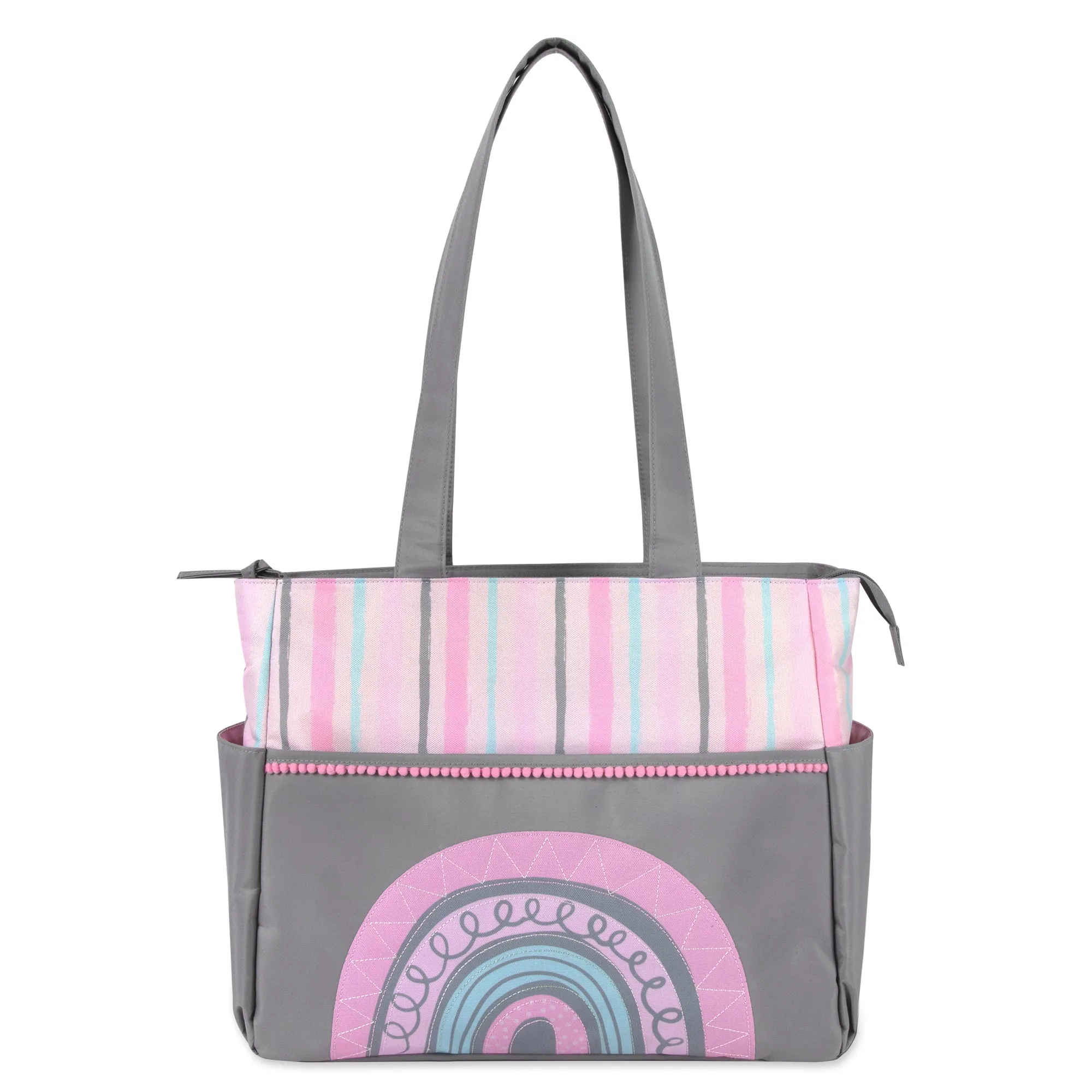 Baby Essentials Diaper Bag Tote 5 Piece Set For Women's