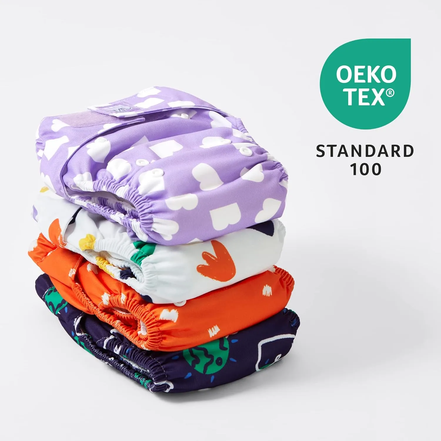 Bambino Mio, Revolutionary Cloth Diaper - Sustainable, Washable, Chemical-Free Eco Cloth Diaper from Newborn to Toddler, Snap