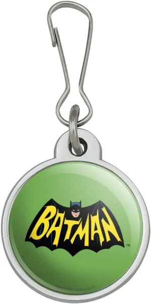 Batman Classic TV Series Logo Jacket Handbag Purse Luggage Backpack Zipper Pull Charm