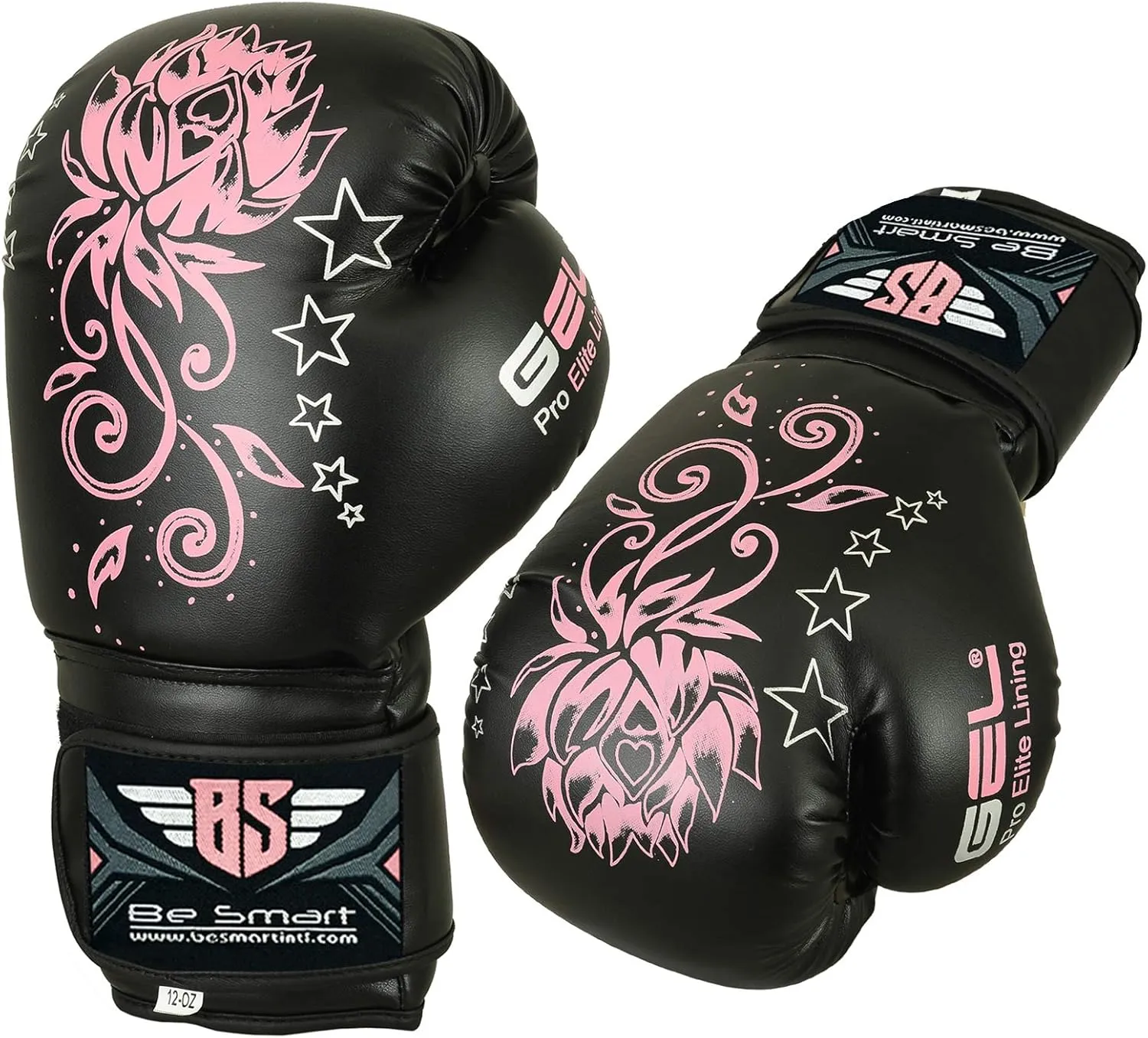 Be Smart Kids Boxing Gloves 4-12 Years 4oz 6oz Training Gloves for Children Sparring Youth Boxing Gloves Junior Training Mitts Punch PU Leather MMA Muay Thai Kick Boxing