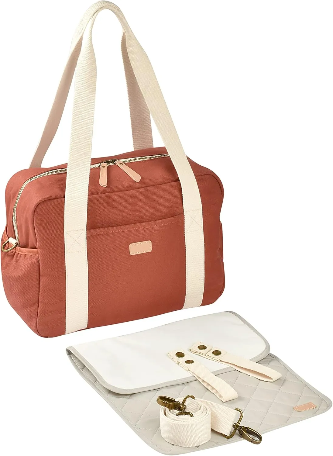 BEABA Paris Diaper Bag, Large Capacity Baby Diaper Bag, Diaper Bag with Bag Strap for Baby Stroller, Baby Must Haves