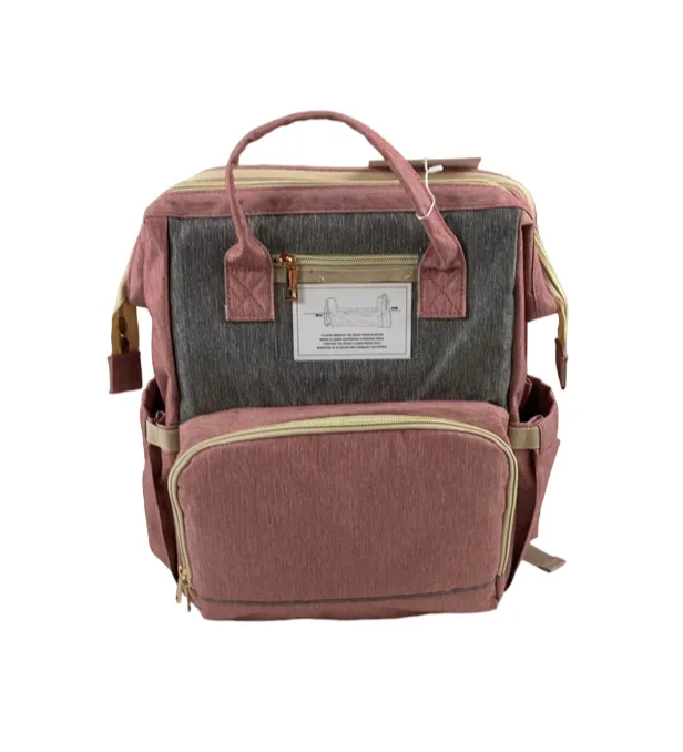 Bear Tree The Sequoia Convertible Baby Backpack, Pink/Grey