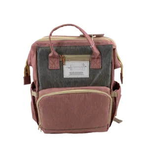 Bear Tree The Sequoia Convertible Baby Backpack, Pink/Grey