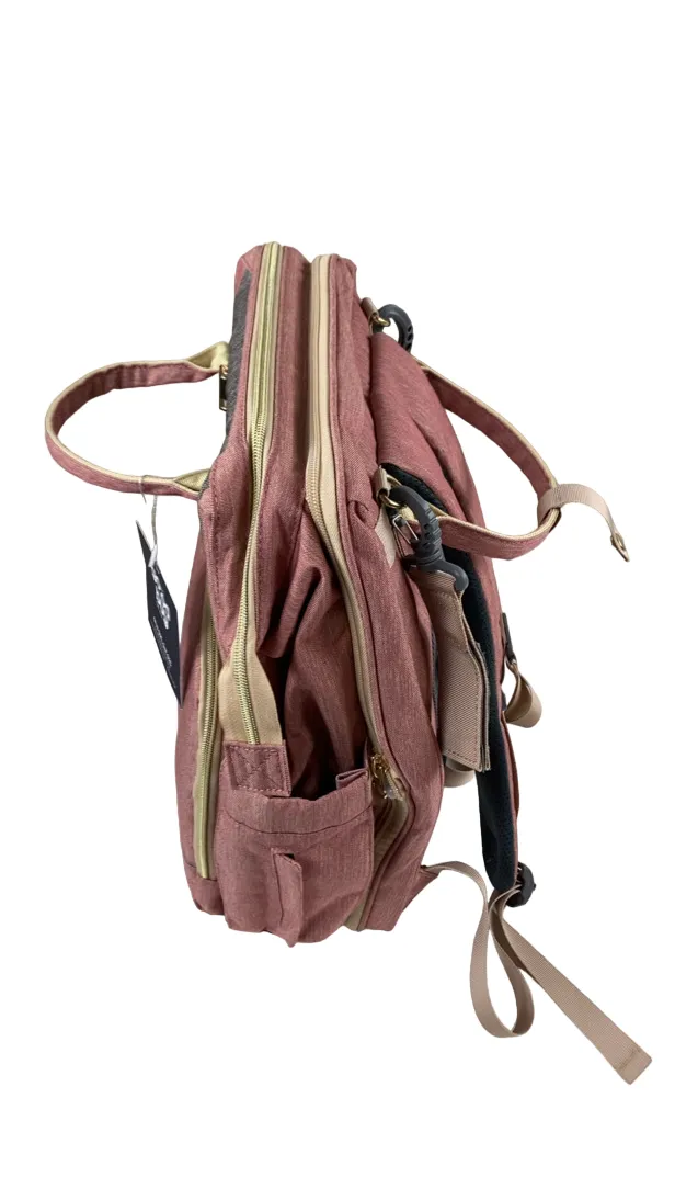 Bear Tree The Sequoia Convertible Baby Backpack, Pink/Grey
