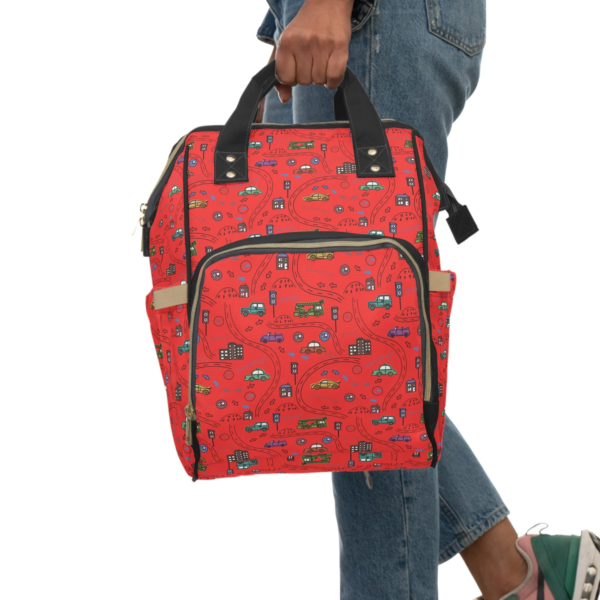 Beep Beep Multifunctional Diaper Backpack