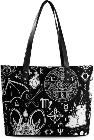 Bees Chamomiles Print Hobo Handbags With Zipper Large Capacity Satchel Tote Bag Shoulder Bag