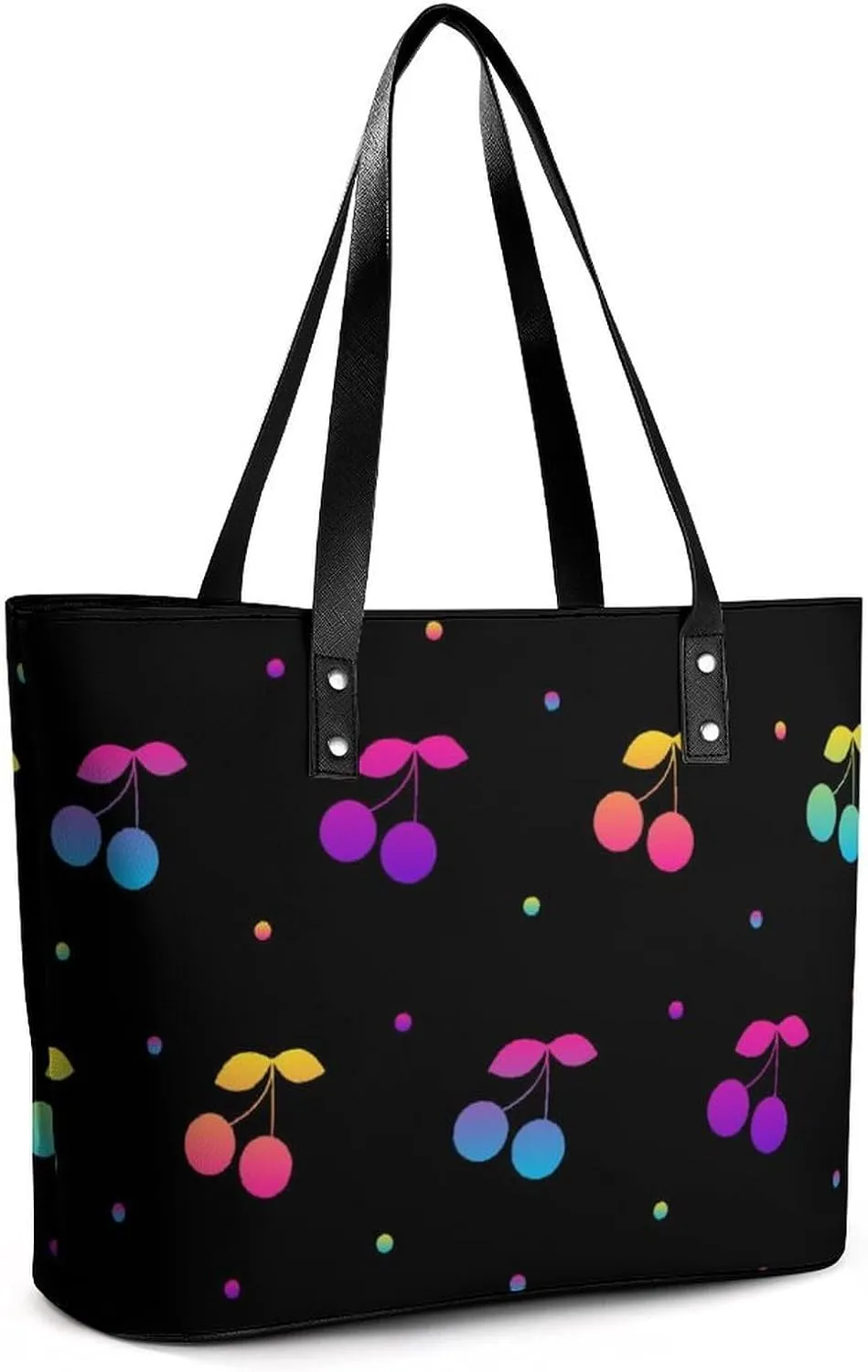 Bees Chamomiles Print Hobo Handbags With Zipper Large Capacity Satchel Tote Bag Shoulder Bag