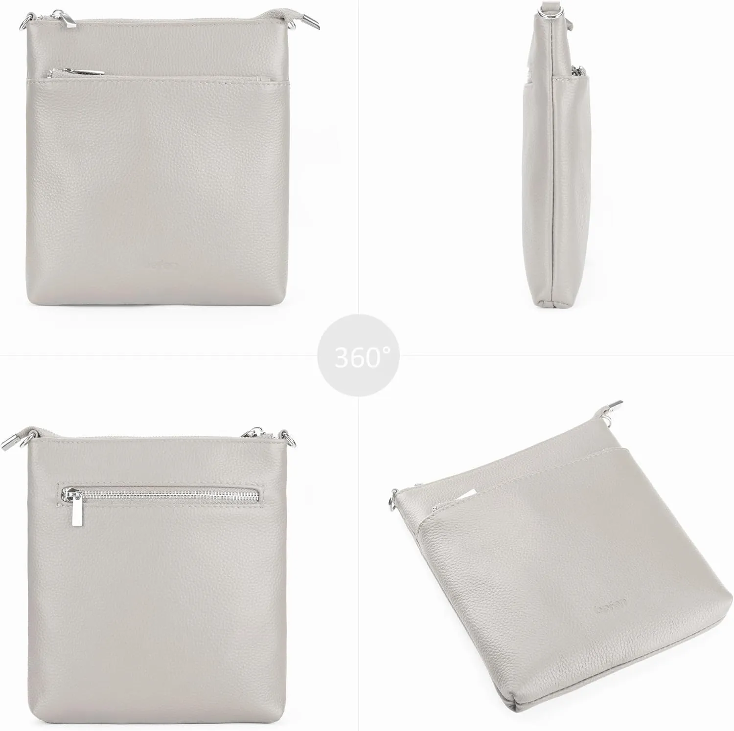 befen Genuine Leather Small Crossbody Purses for Women Travel Cross Body Bags Lightweight with Adjustable Shoulder Strap