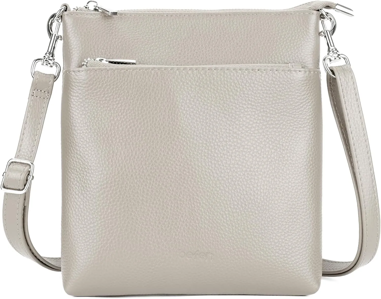 befen Genuine Leather Small Crossbody Purses for Women Travel Cross Body Bags Lightweight with Adjustable Shoulder Strap
