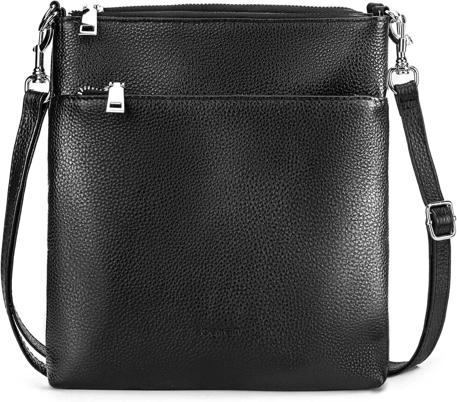 befen Genuine Leather Small Crossbody Purses for Women Travel Cross Body Bags Lightweight with Adjustable Shoulder Strap