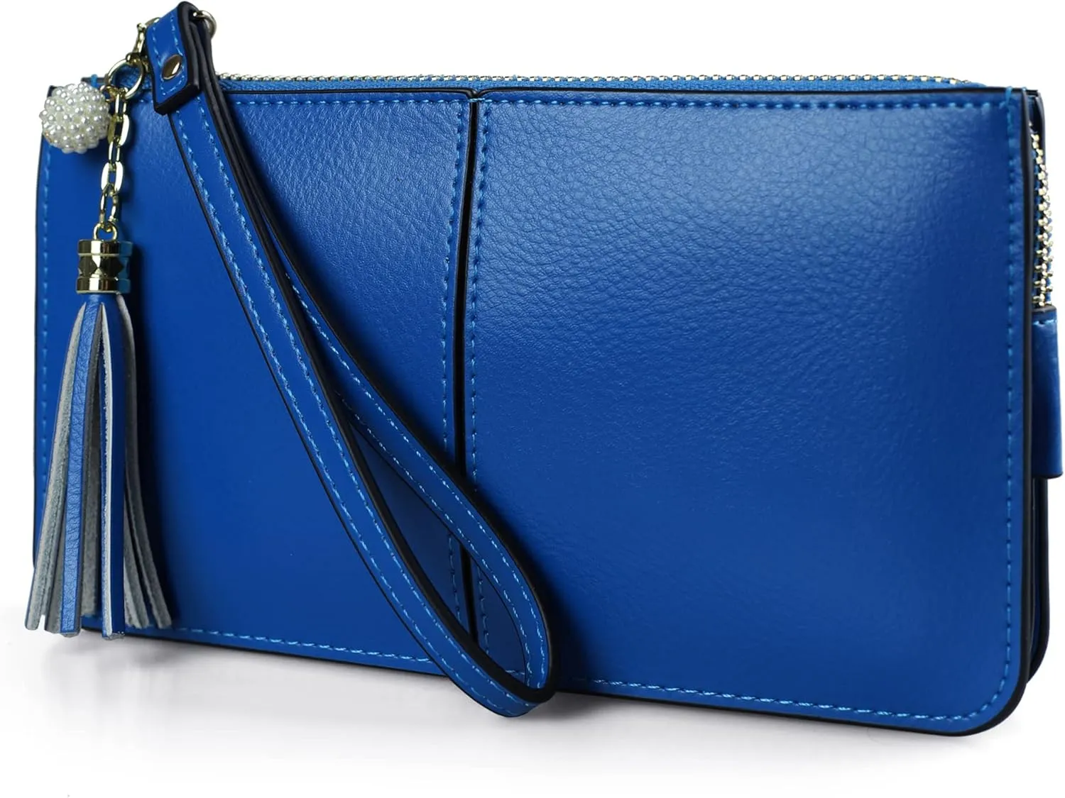 befen Genuine Leather Wristlet Clutch for Women Ultra-Slim Ladies Credit Card Holder Wallet Purses with RFID Protection