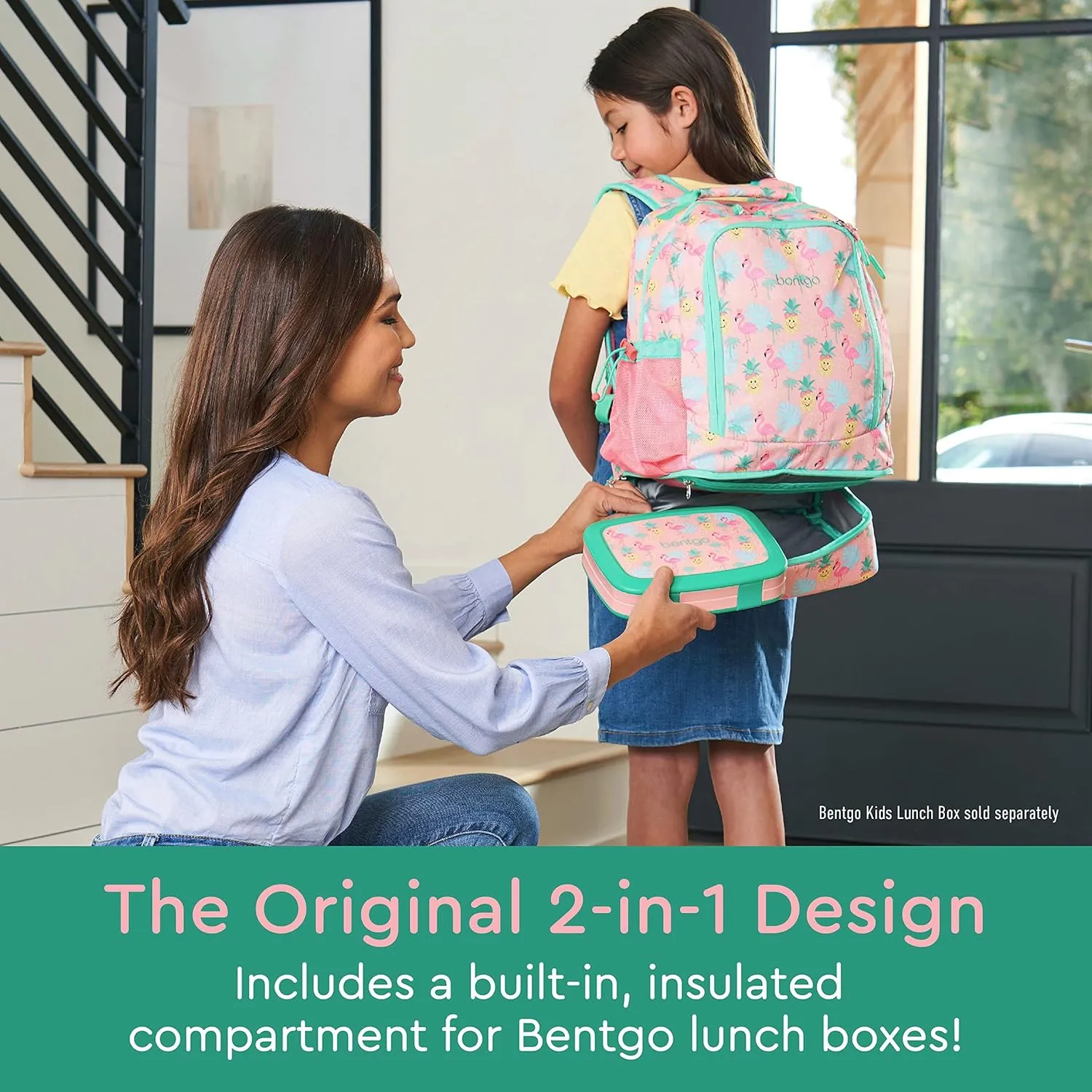 Bentgo Kids Prints 2-in-1 Backpack & Insulated Lunch Bag