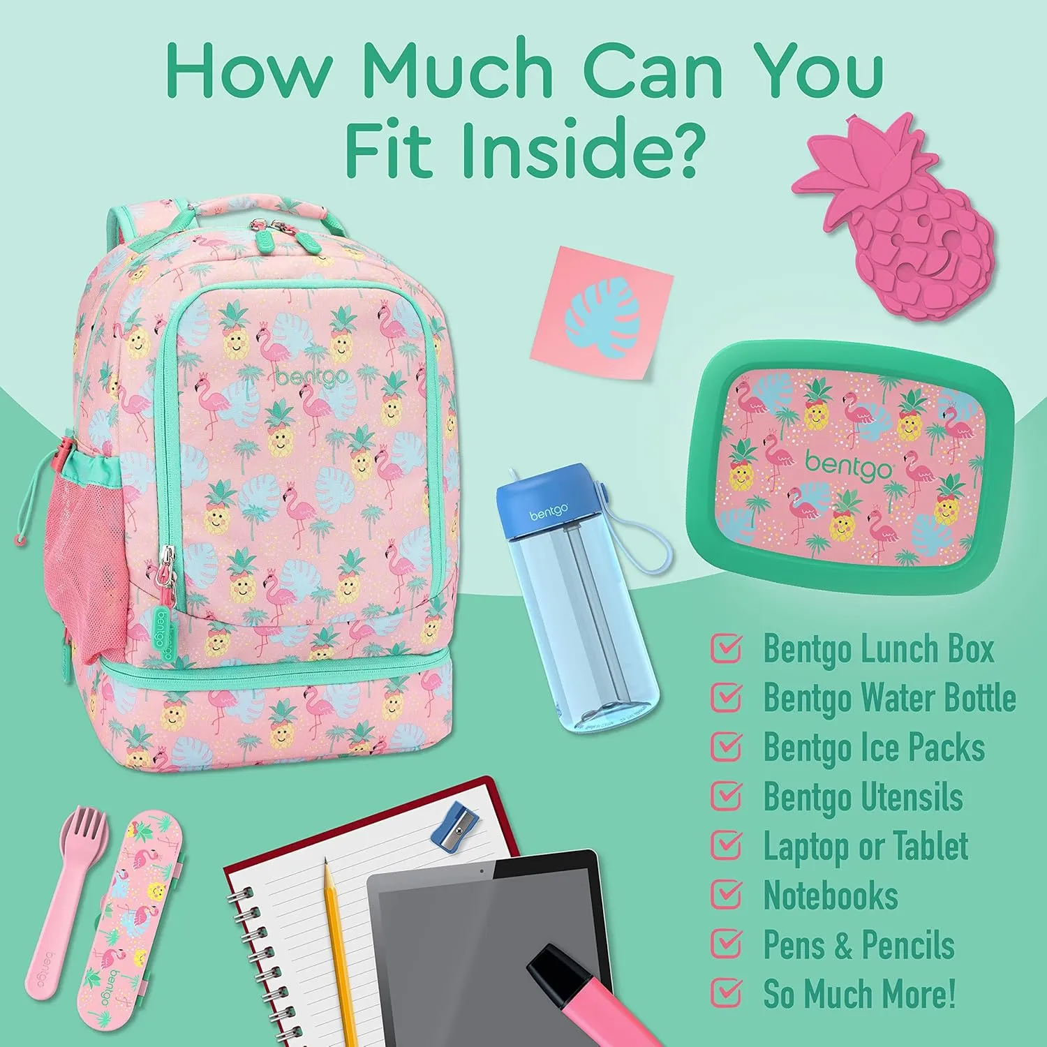 Bentgo Kids Prints 2-in-1 Backpack & Insulated Lunch Bag