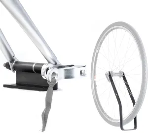 Bike Hitch Pro Truck Bed Bike Mount and Bike Wheel Hitch Bundle by Delta Cycle - Lockable Hitch Holds All 9 x 100mm Bicycle Fork Dropouts - Includes Aluminum Rack for Holding The Front Wheel