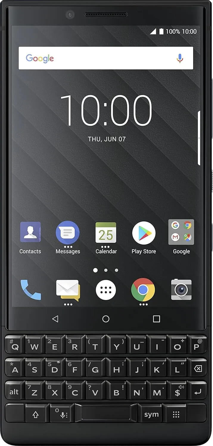 BlackBerry KEY2 Black Unlocked GSM Android Smartphone 4G LTE, 64GB