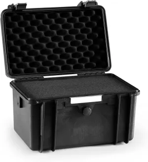 BluBox TSA Approved Waterproof Camera Case - Premium 15.2x9.0x9.5 Inches IP67 Rated Container with Customizable Foam for Electronics, Photography, and Outdoor Equipment Protection