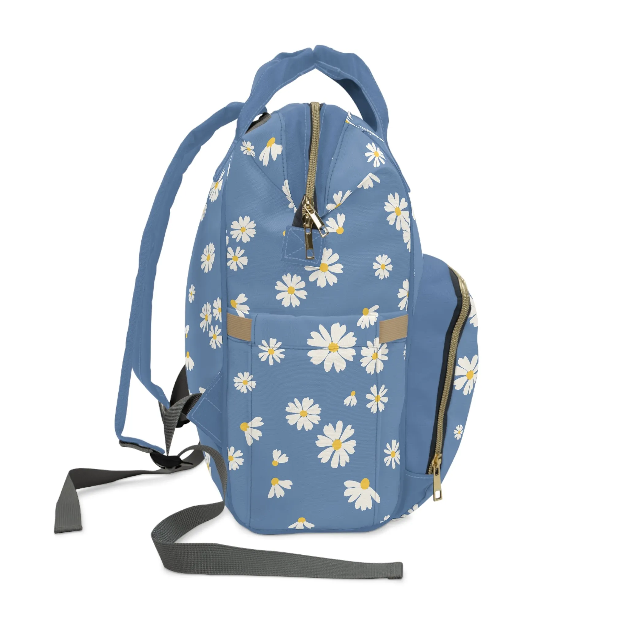Blue Skies Daisies-The Ultimate Diaper Backpack