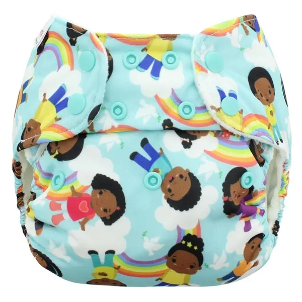 Blueberry Simplex Organic All-in-One One-Size Cloth Diaper *NO Warranty*