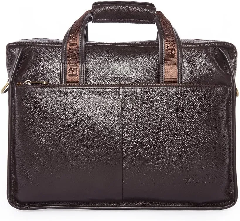 BOSTANTEN Leather Briefcase Handbag Messenger Business Bags for Men