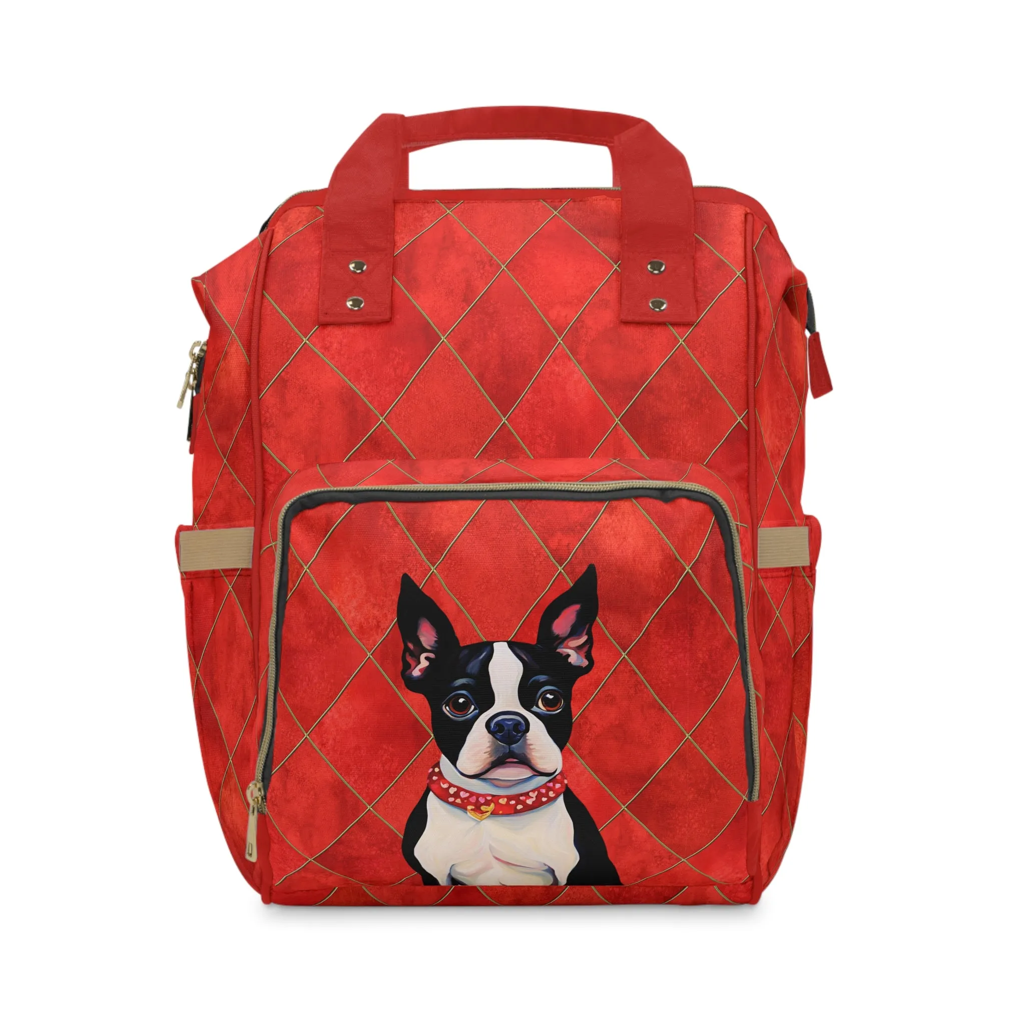 Boston Terrier Multifunctional Backpack