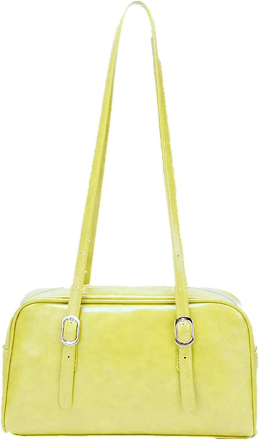 Bowling Bag Hobo Boston Tote Shoulder Bag for Women PU Leather Top Handle Bag for Work Travel