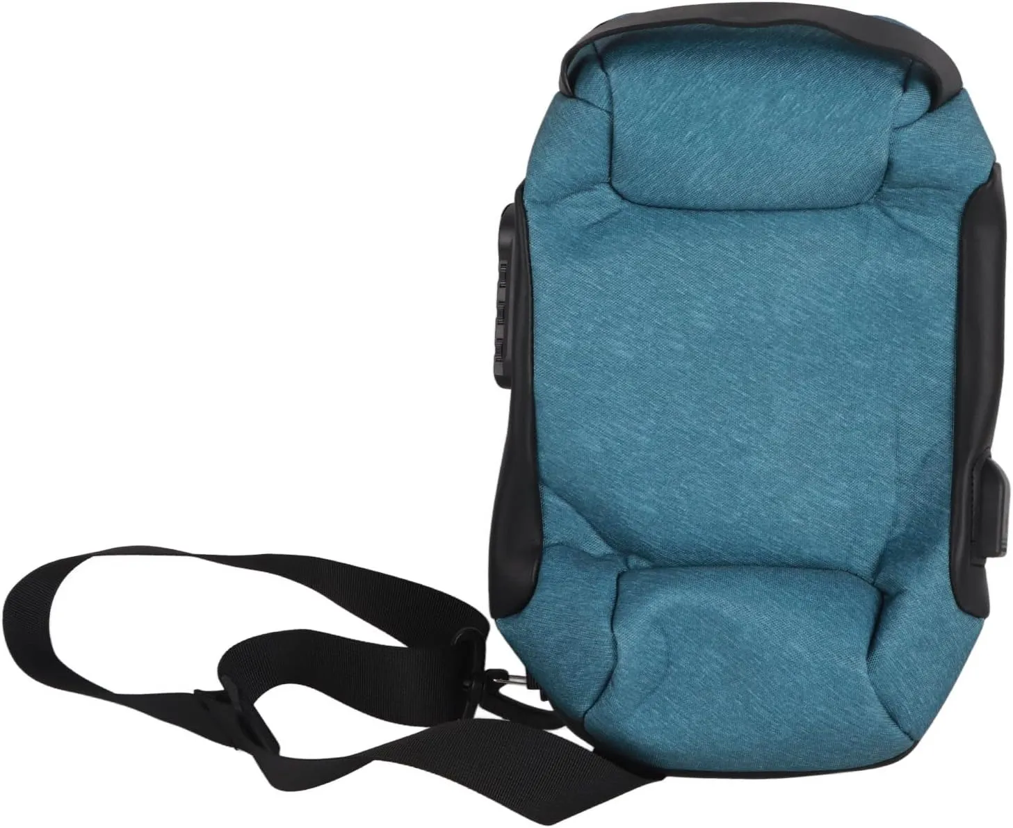 Breathable Large Capacity Lockable Oxford Cloth Shoulder Backpack Portable Sling Bag (Army Green)