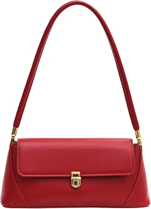 Brown Purses for Women Black Shoulder Purse Vintage Bags Trendy Women's Red Small Tote Handbags