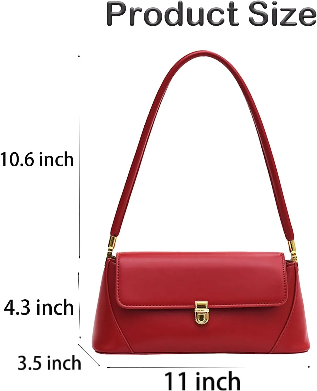 Brown Purses for Women Black Shoulder Purse Vintage Bags Trendy Women's Red Small Tote Handbags