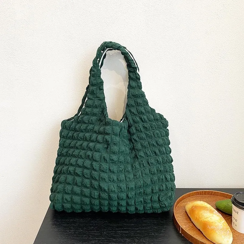 Bubble Hobo Bags for Women Bubble Tote Bag Cloud Shoulder Bag Hobo Bag Casual Purses Satchel Work Bag