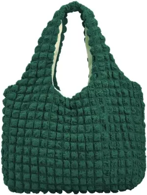 Bubble Hobo Bags for Women Bubble Tote Bag Cloud Shoulder Bag Hobo Bag Casual Purses Satchel Work Bag
