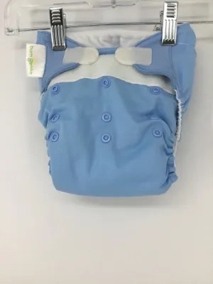 Bum Genius Child Size One Size Blue Solid Pocket Cloth Diaper