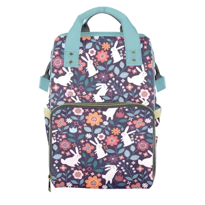 Bunny Blooms Customizable Diaper Bag