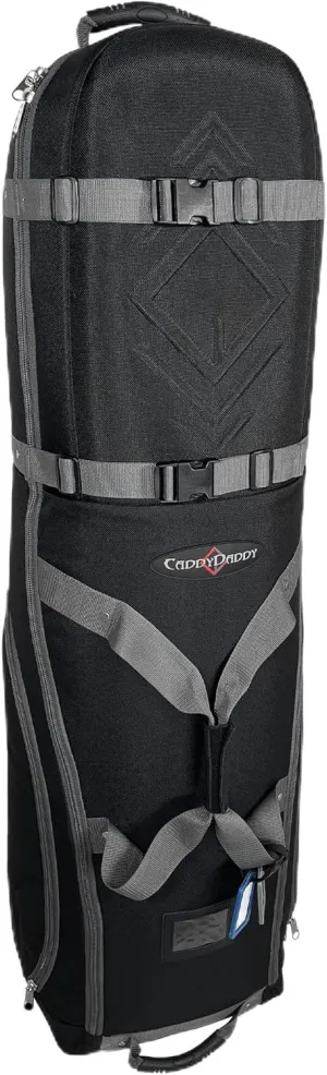 CaddyDaddy Defender Golf Soft-Sided Travel Bag Cover with EVA Dense Foam Padded Top, Wheels & Lockable Oversized Zippers for Transporting Clubs on Airlines, 1 Year Travel Case Replacement Coverage
