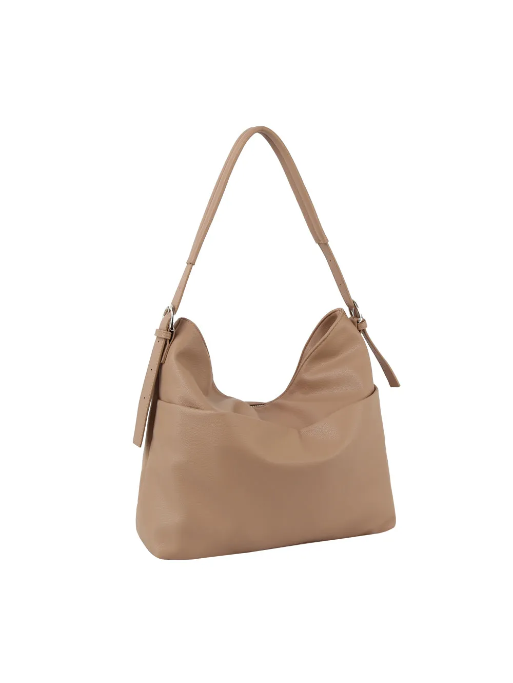 Calin front pockets slouchy hobo
