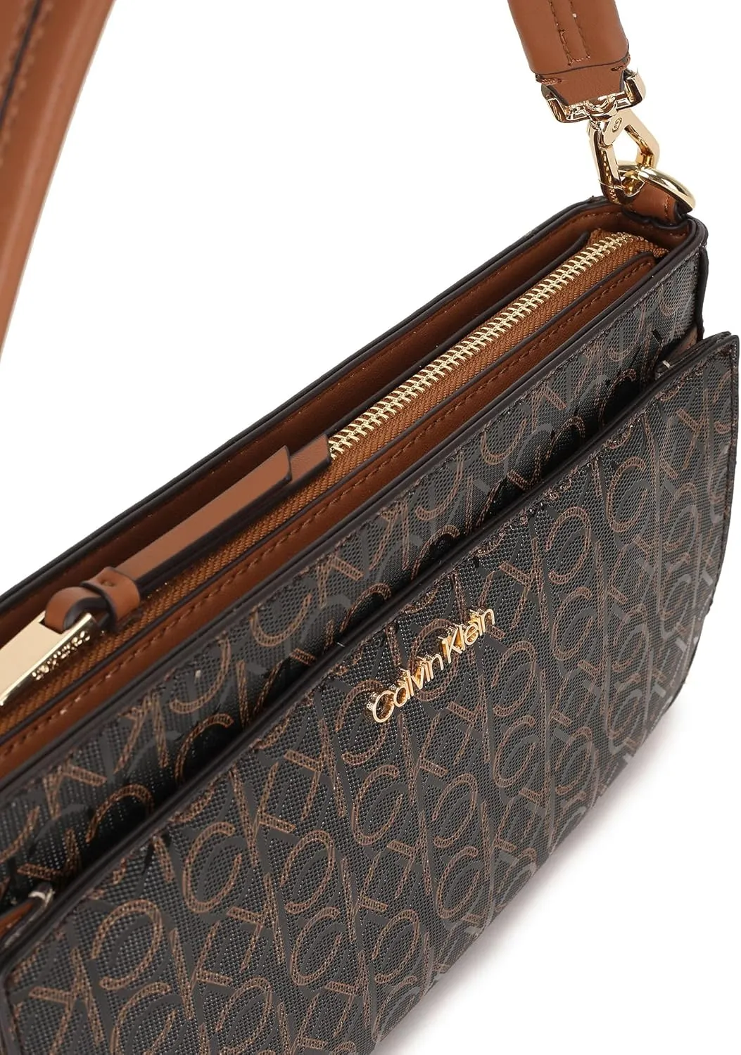 Calvin Klein Women's Lucy Triple Compartment Shoulder Bag