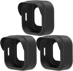 Camera Silicone Case Cover for All-New Blink Outdoor 4 (4th Gen) - Weatherproof Silicone Camera Silicone Skin Cover Anti-scratch for Blink Outdoor 4 Security Camera (Black (3 Packs))