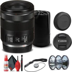 Canon RF 85mm f/2 Macro is STM Lens (4234C002)   Filter Kit   Lens Pouch   Cap Keeper   Cleaning Kit   More (Renewed)