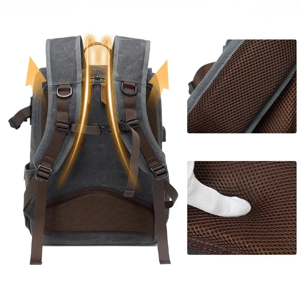 Canvas Camera and Drone Backpack