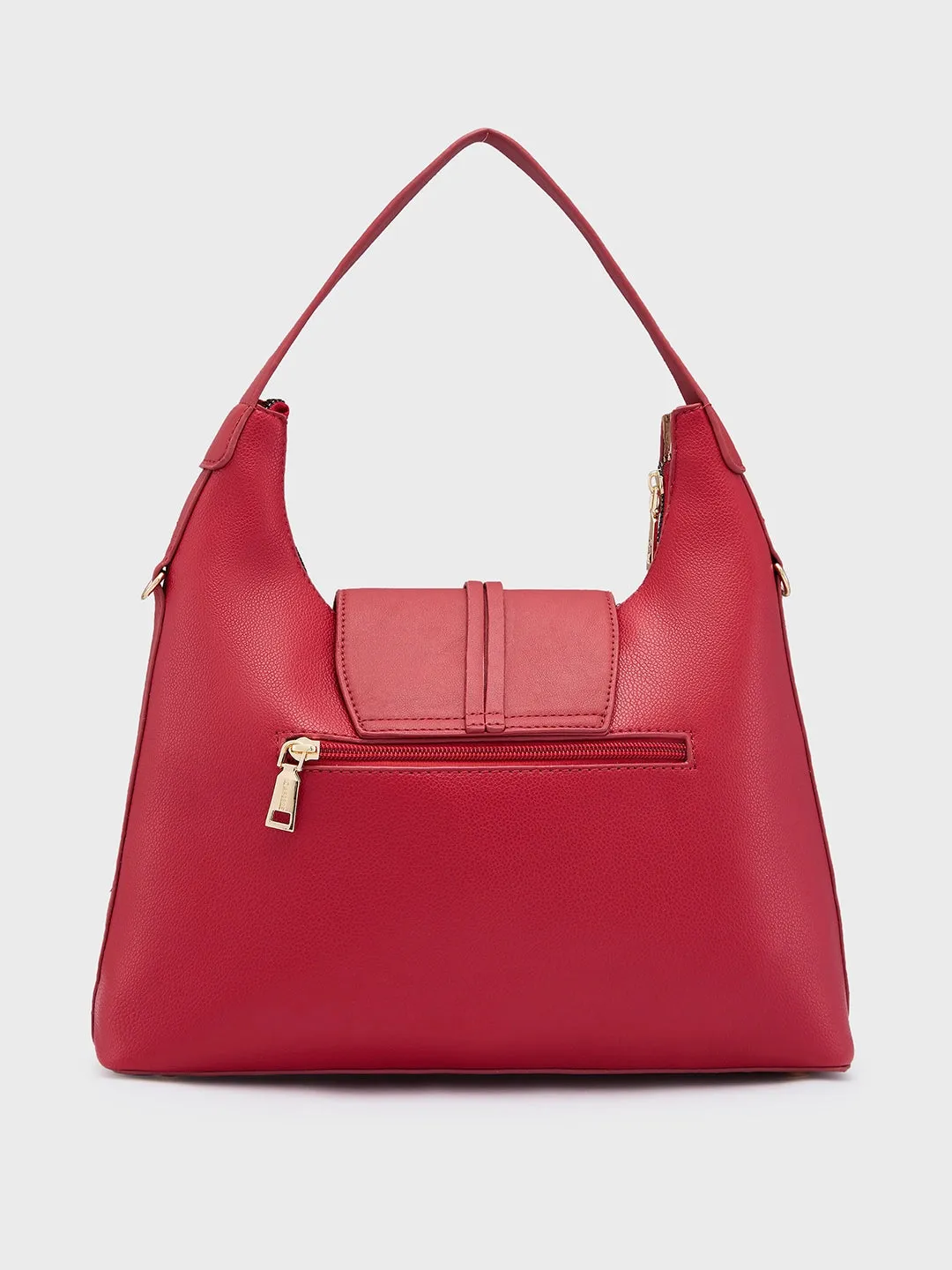 Caprese Brianna Medium Red Hobo Bag