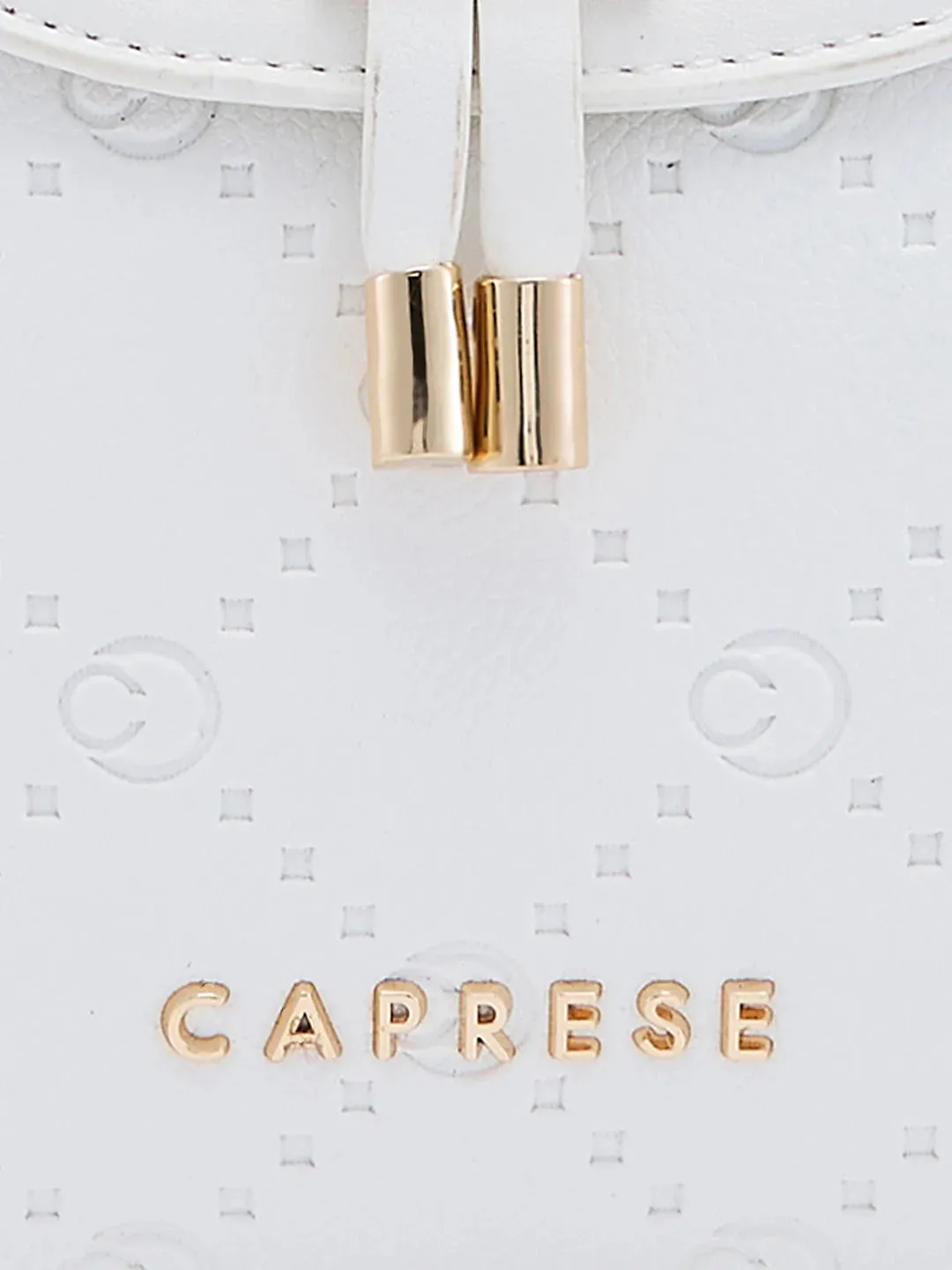 Caprese Brianna Medium White Hobo Bag